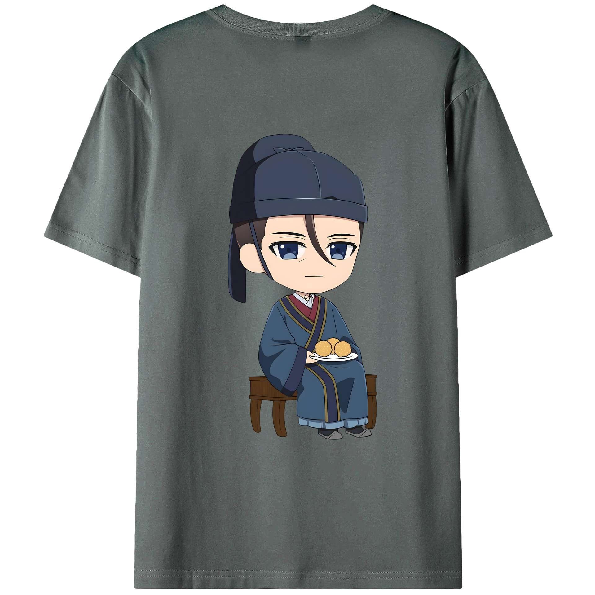 （画像用） 薬屋のひとりごと The Apothecary Diaries 綿100％ メンズ半袖Tシャツ（バックプリント） 通気性